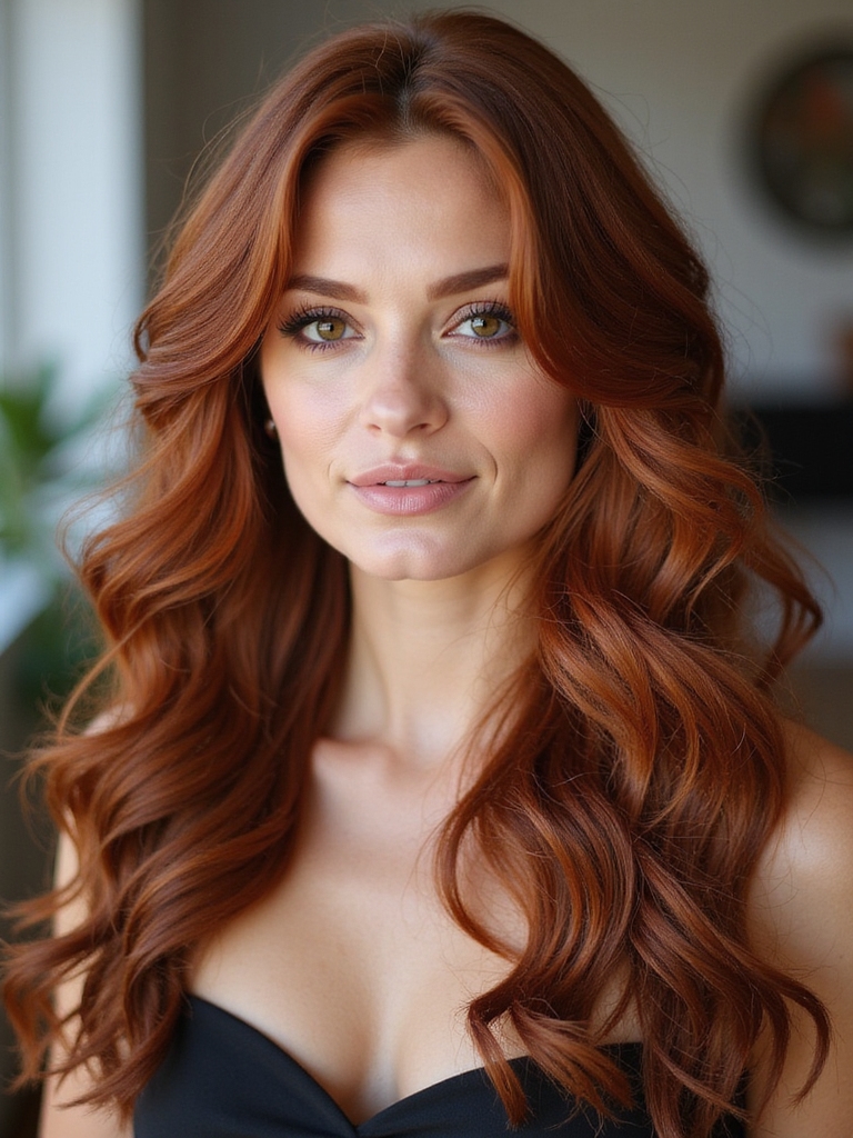 iconic red brown hairstyles