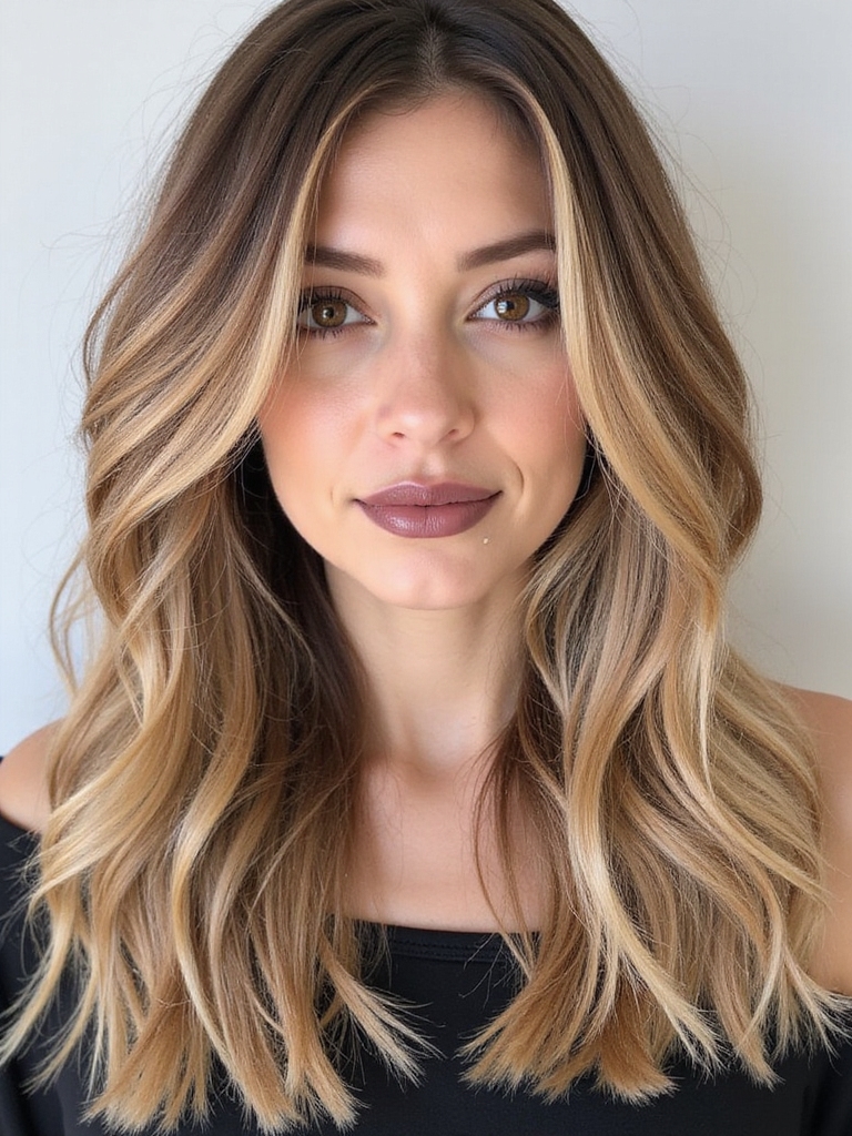 long layered hair versatility