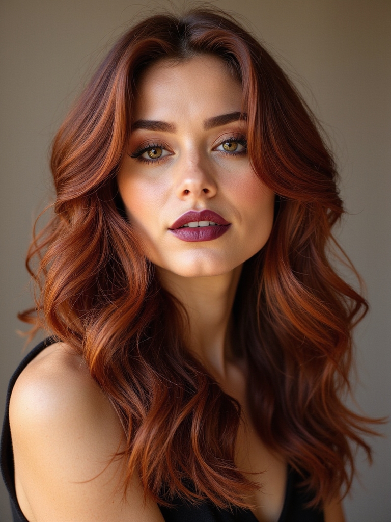 mahogany waves and warmth