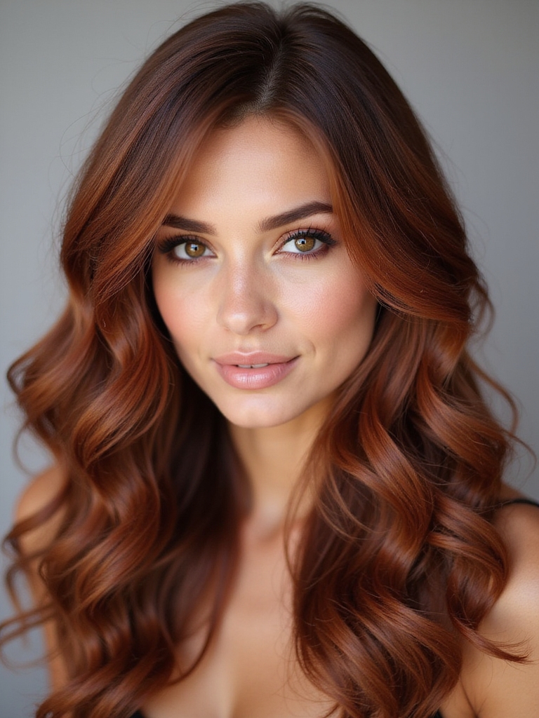 maintain vibrant red brown hair