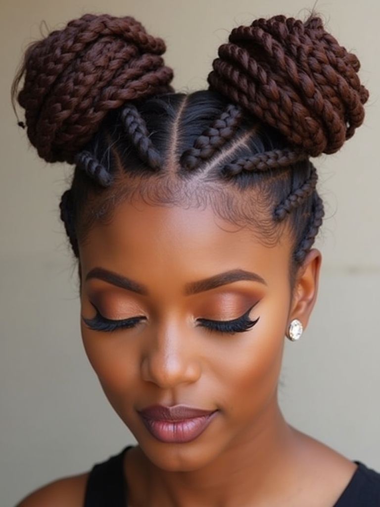 master double twist buns