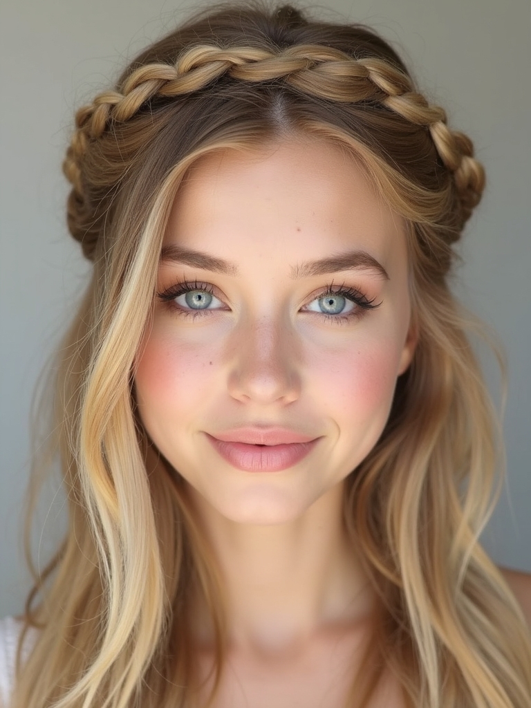 master elegant braided crown