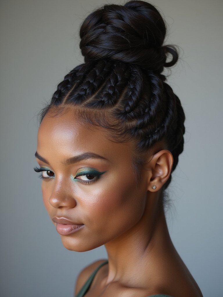 mastering braided bun technique