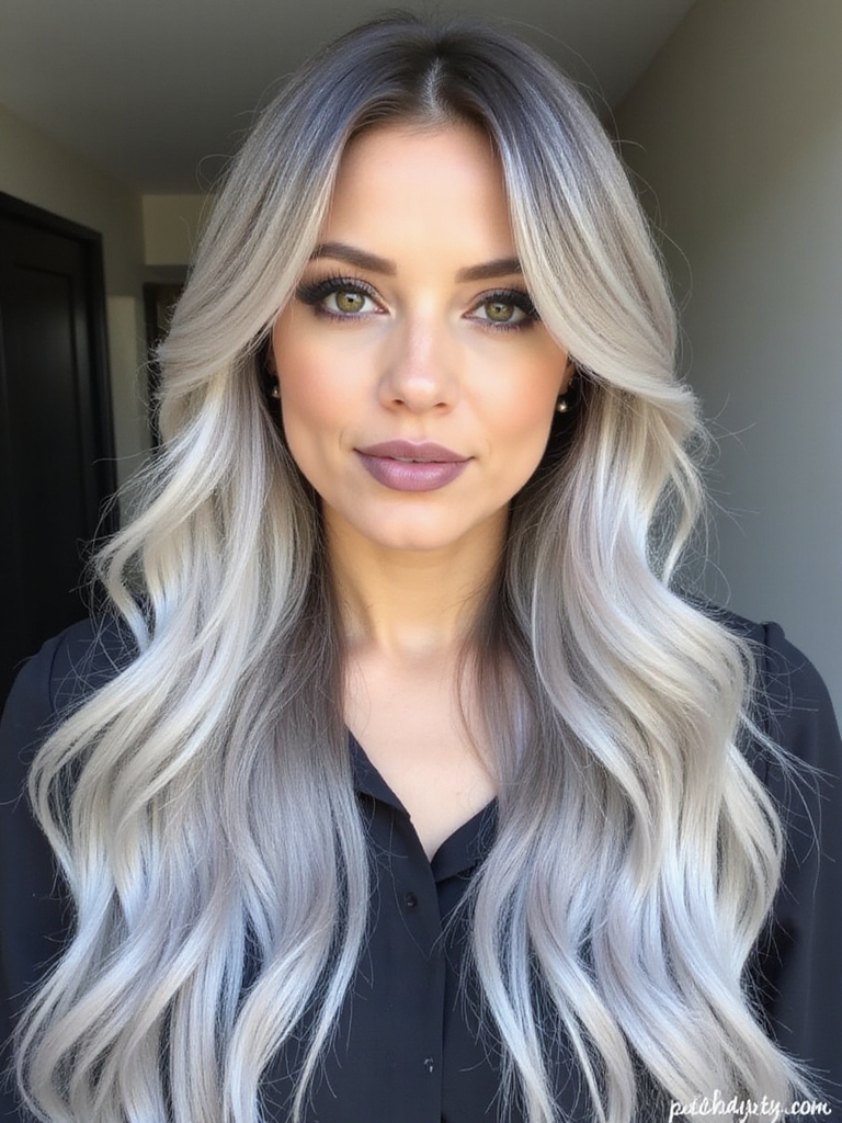 neutralize brassiness with purple