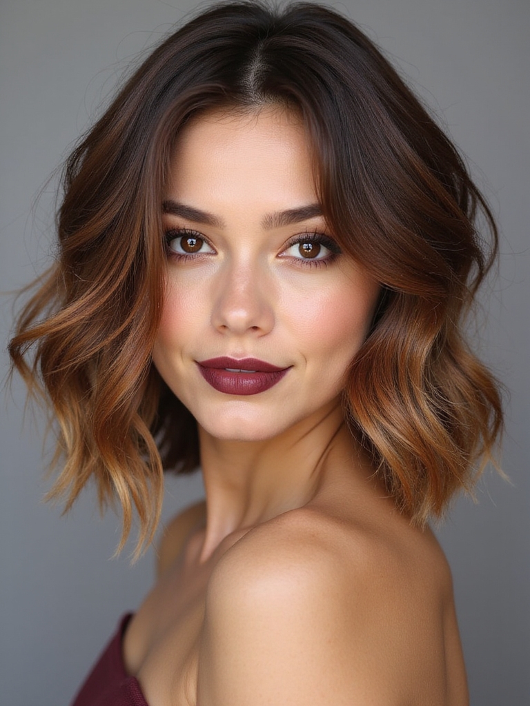 playful chic curly bob
