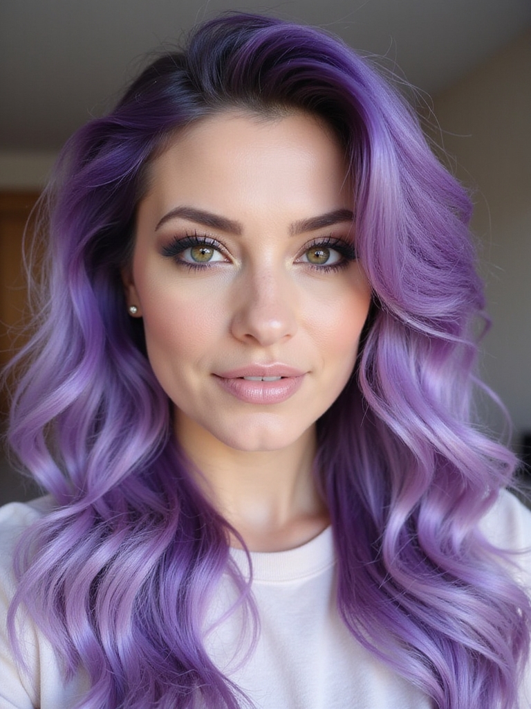 purple hair as rebellion
