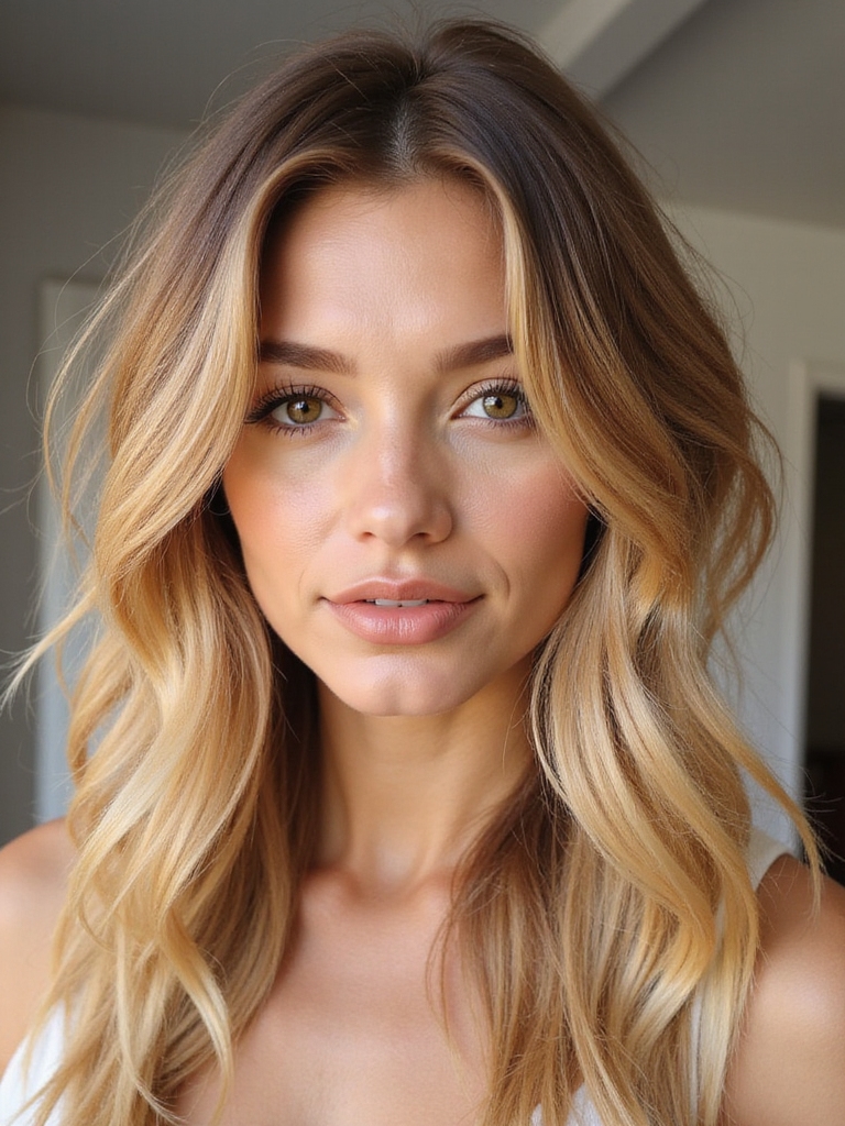 radiant summer honey blonde