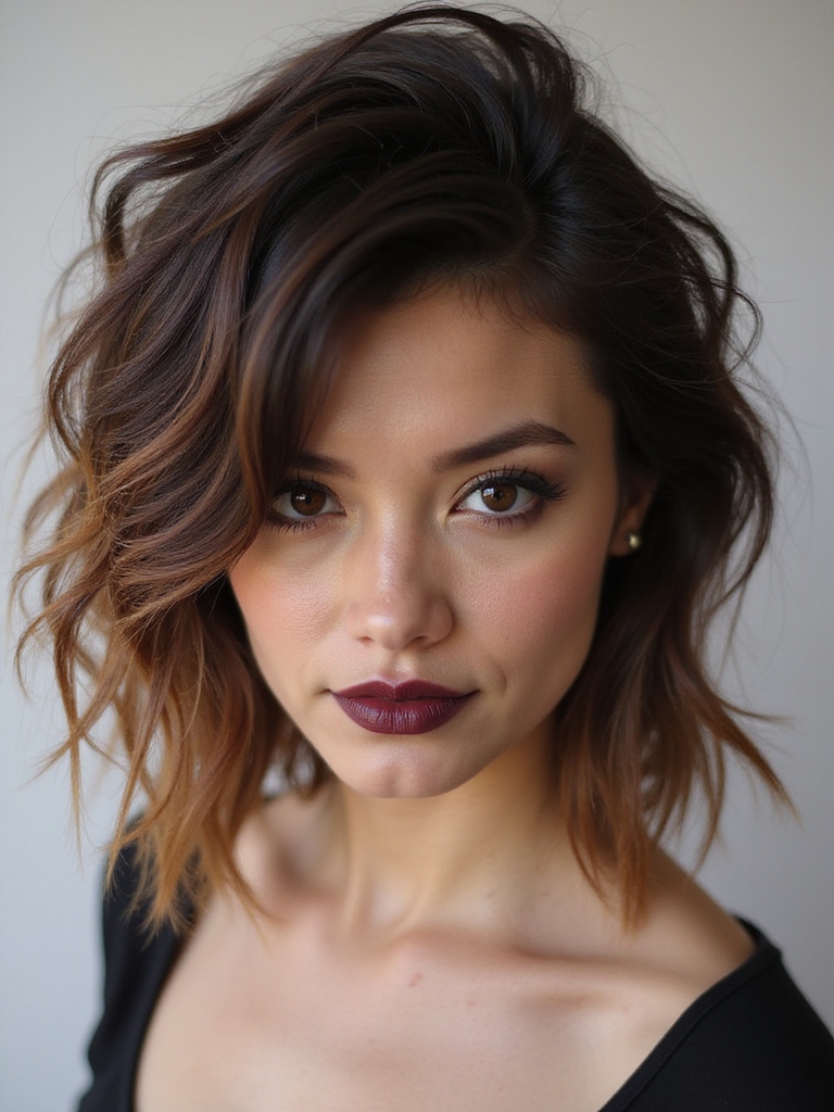 rebellious hairstyle evolution statement