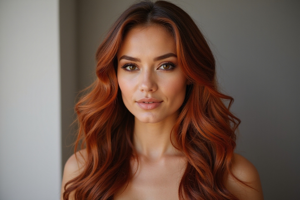 rich copper hair shade