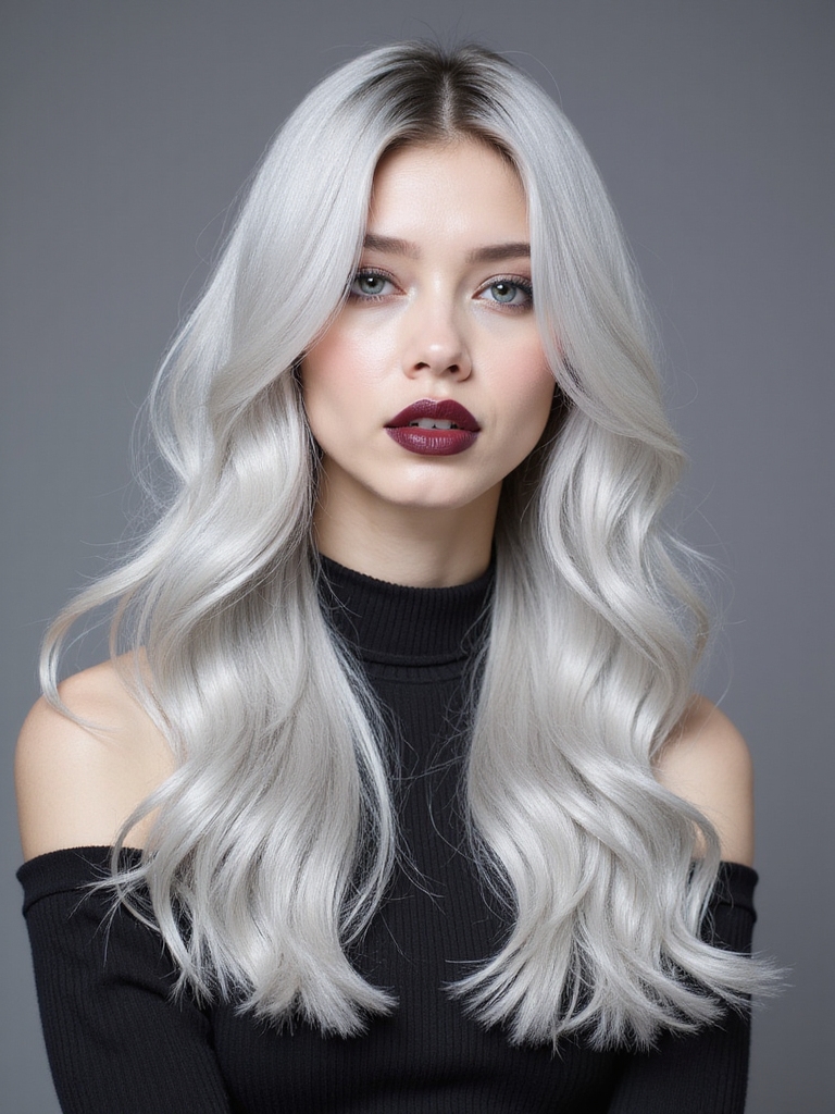 salon or diy silver hair