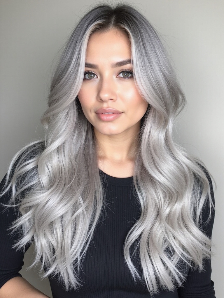 silvery ash hair maintenance