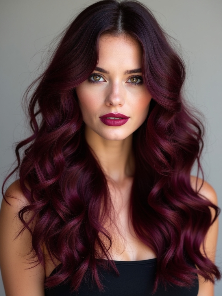 sophisticated dark cherry hues