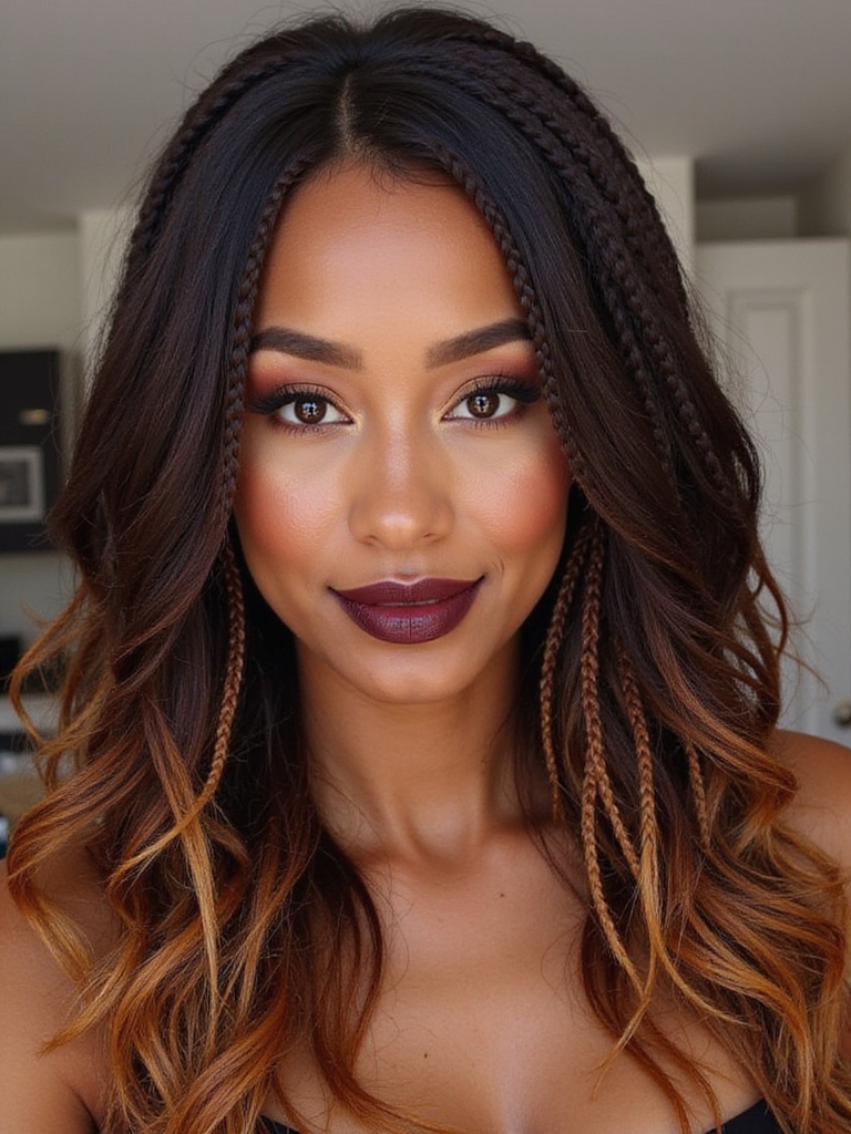 stylish carefree loose twists