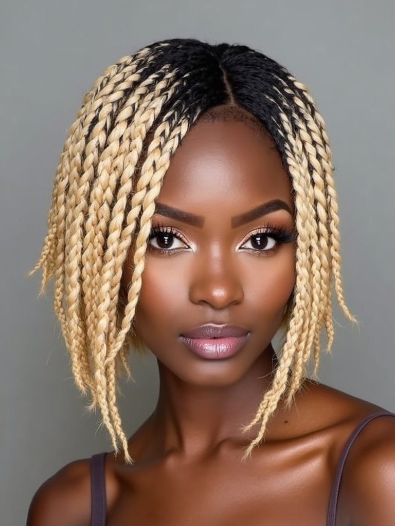 stylish low maintenance crochet bob