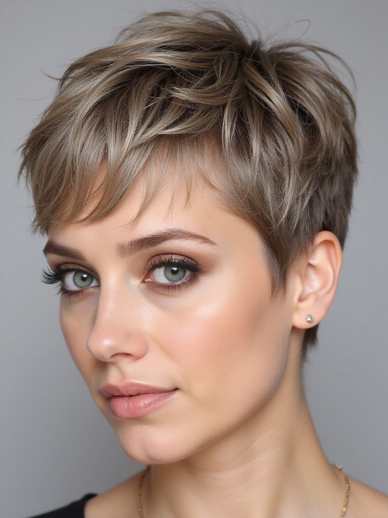stylish low maintenance haircut choice