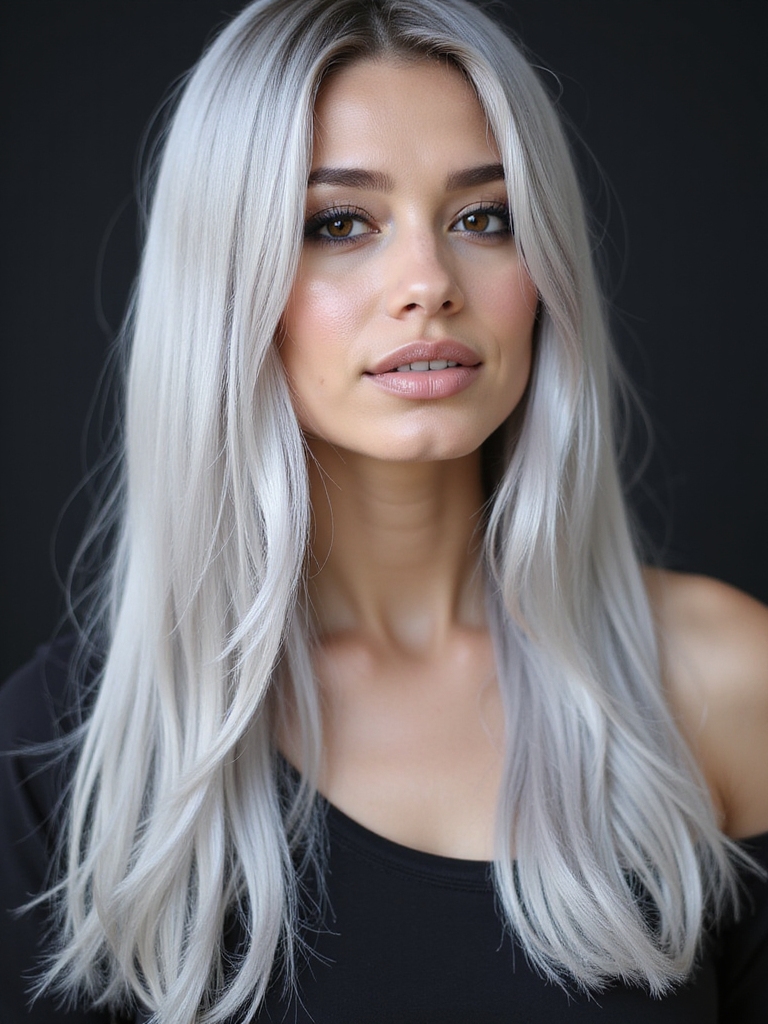 stylish silver hairstyles for occasions