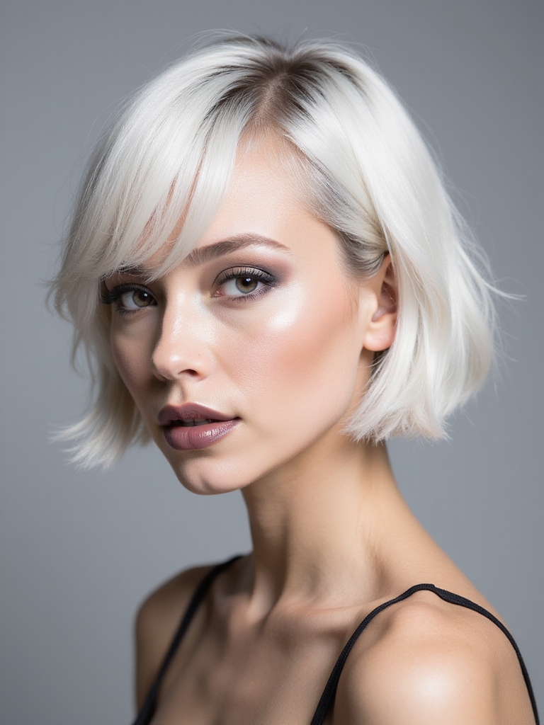 stylish textured razor cut
