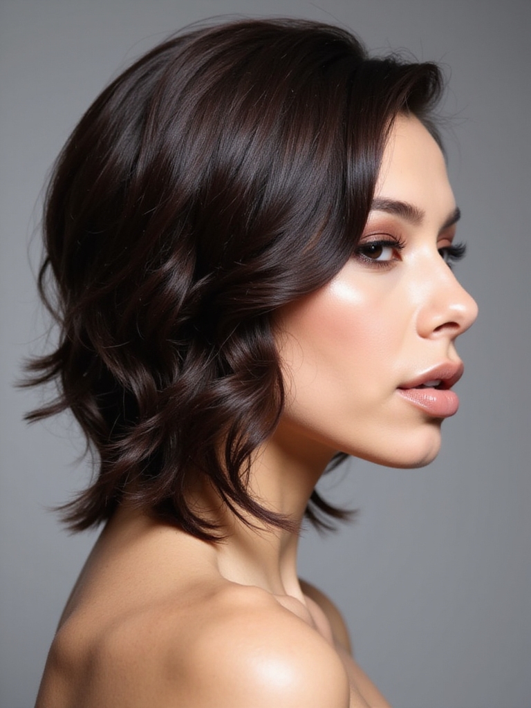subtle dramatic hair undercut