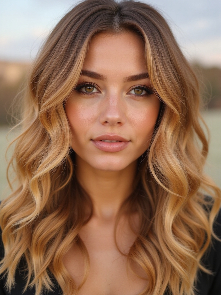 sunshine inspired golden hair