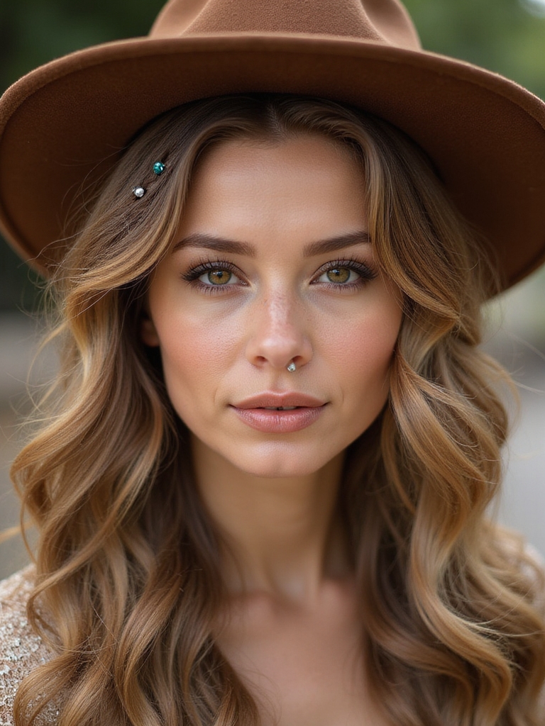 textured waves with jewelry