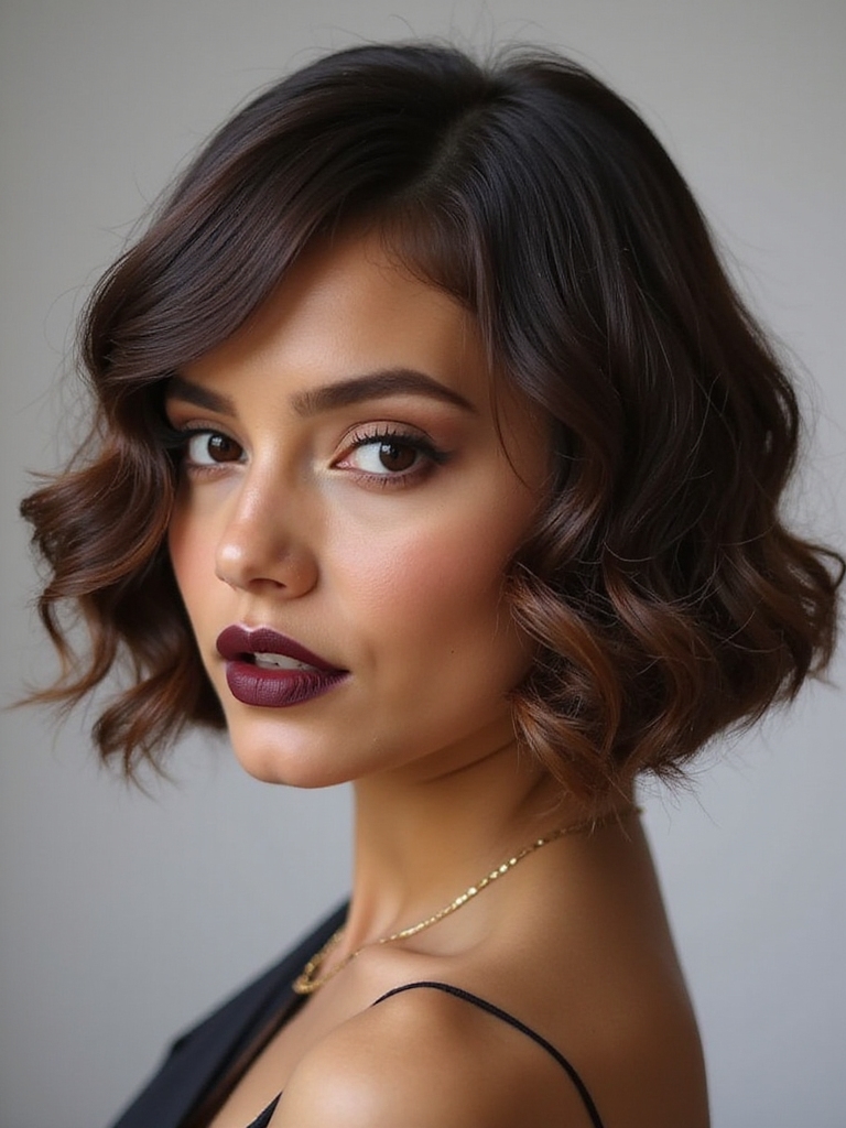 timeless vintage wavy elegance