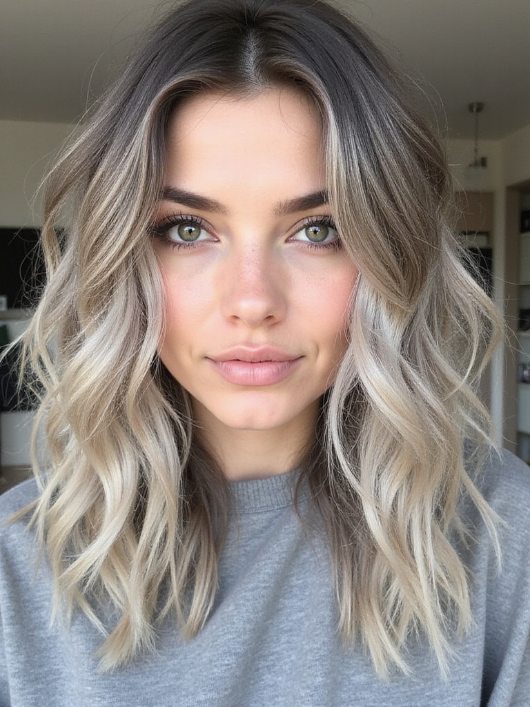 tousled waves ash blonde