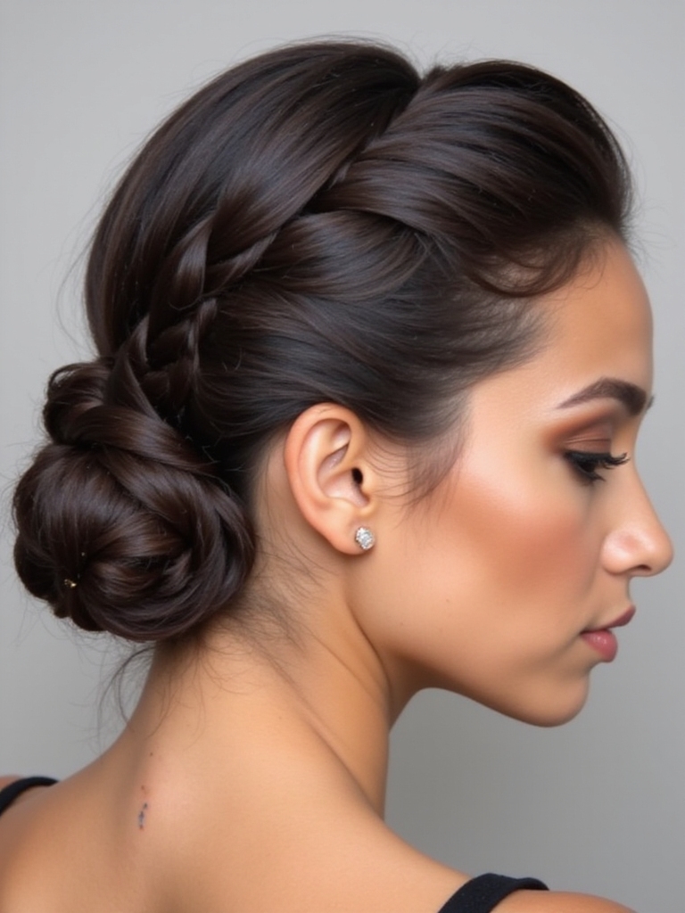 twisted bun hair tutorial
