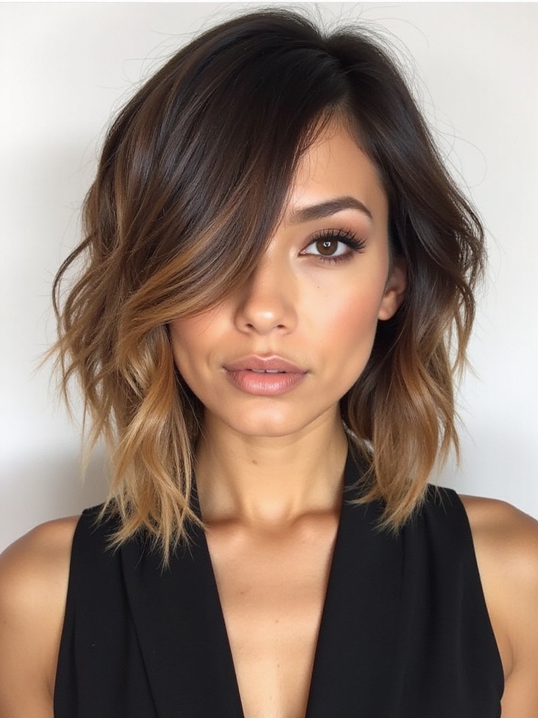 versatile striking asymmetrical bob