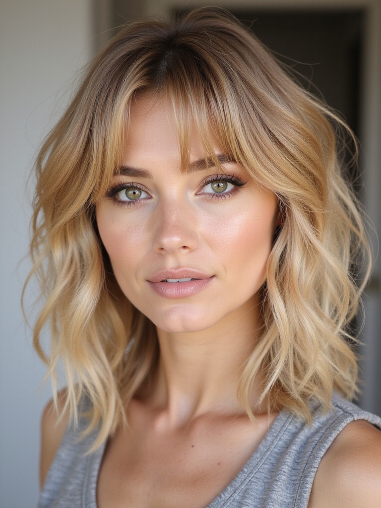 versatile textured shag hairstyle