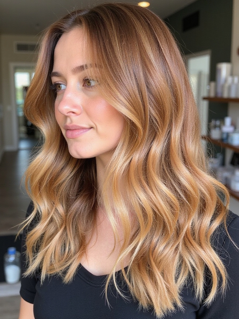vibrant caramel hair care