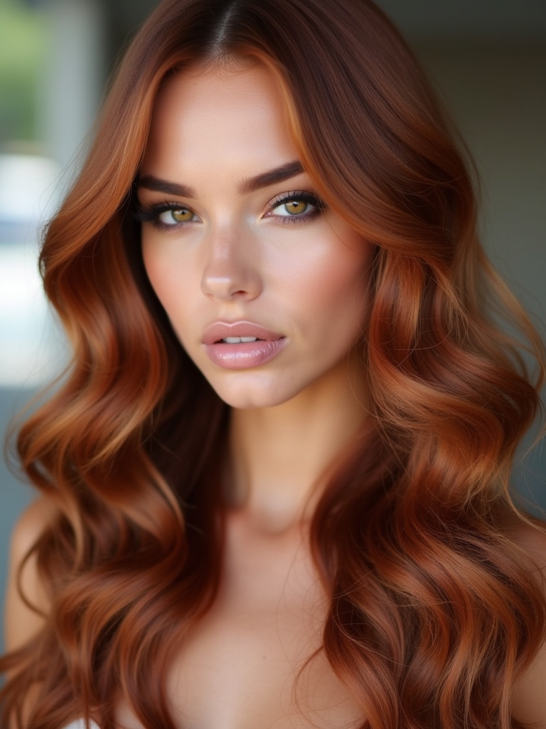 vibrant cinnamon brown shades