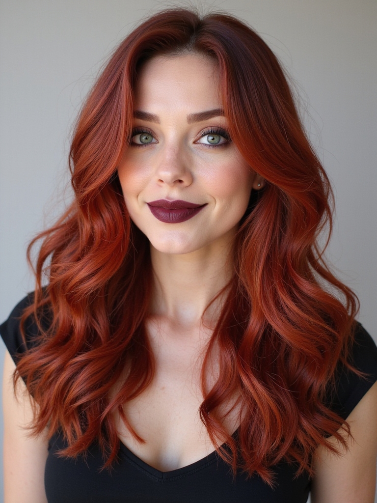 vibrant playful cherry red