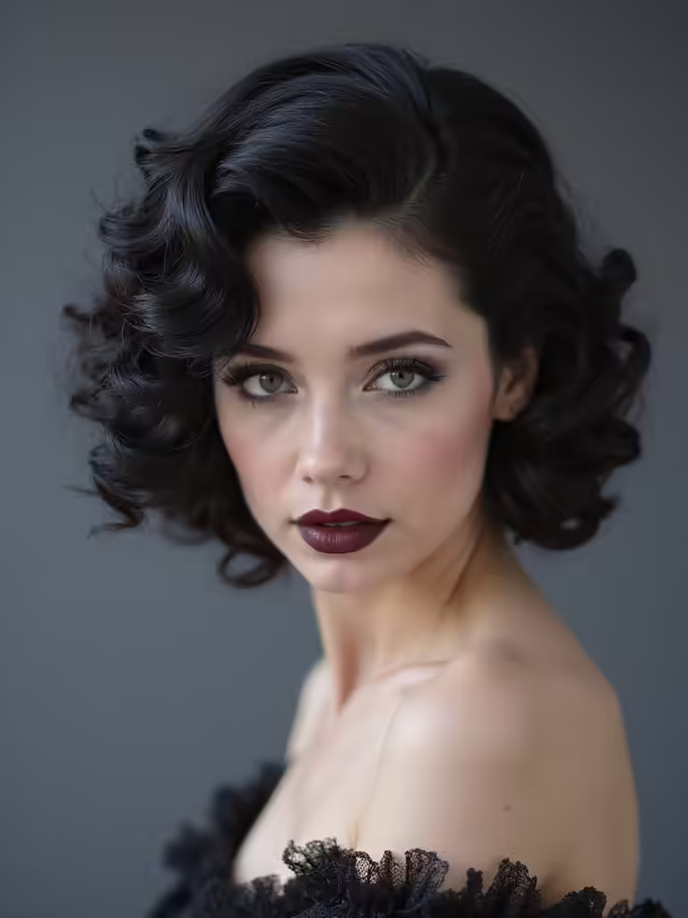 vintage gothic pin up elegance