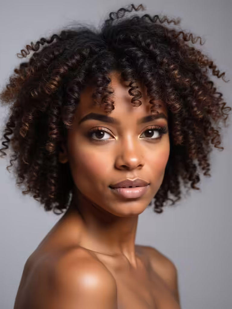 voluminous curly bob care