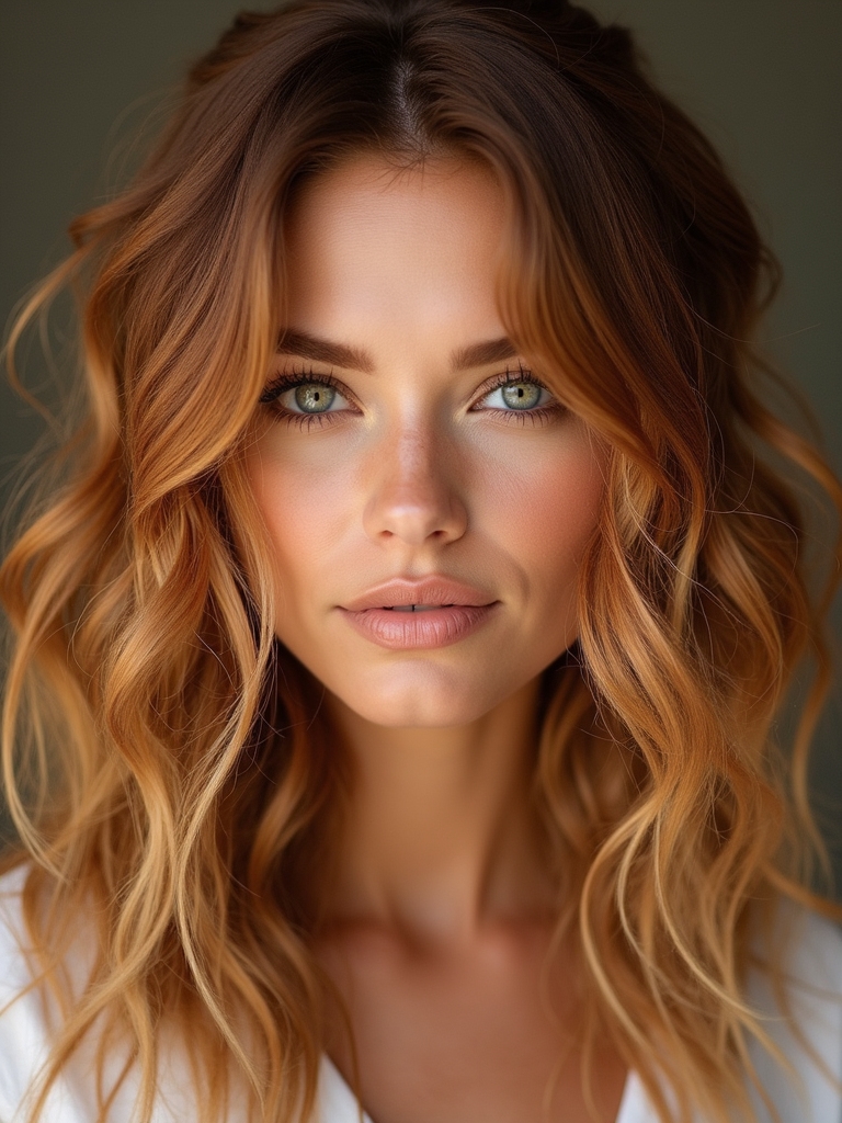 warm honey blonde allure