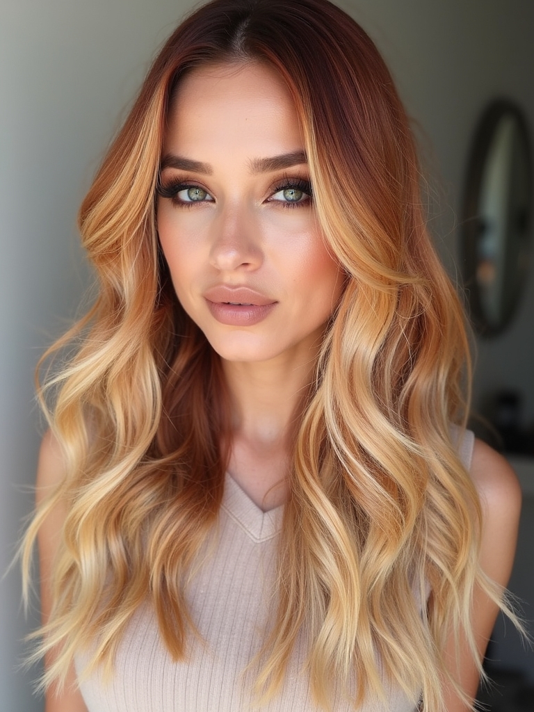 whimsical multicolored hair adventure