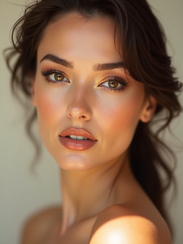 amber gilded eye radiance