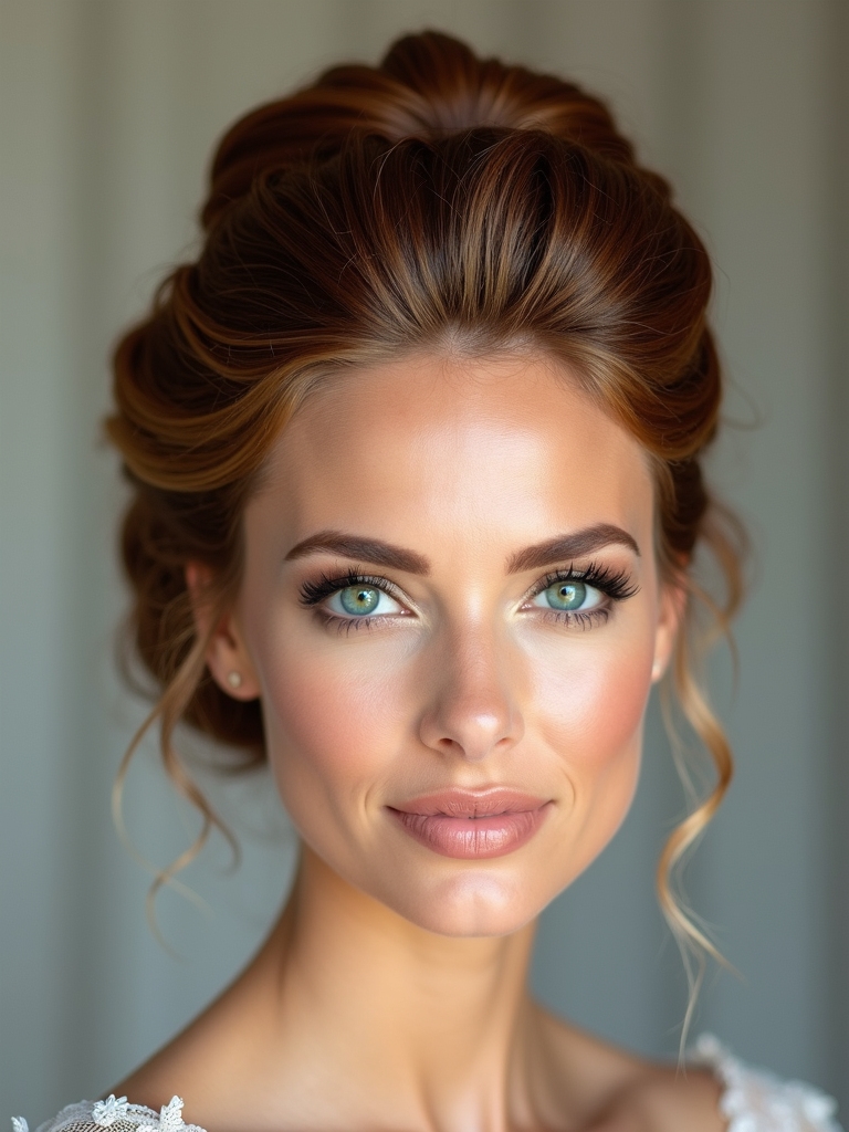 architectural sculpted chignon twists