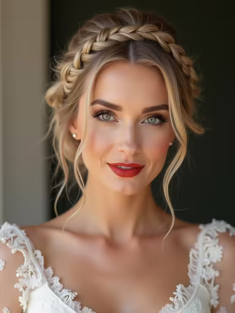 artistic braided bridal hairstyles