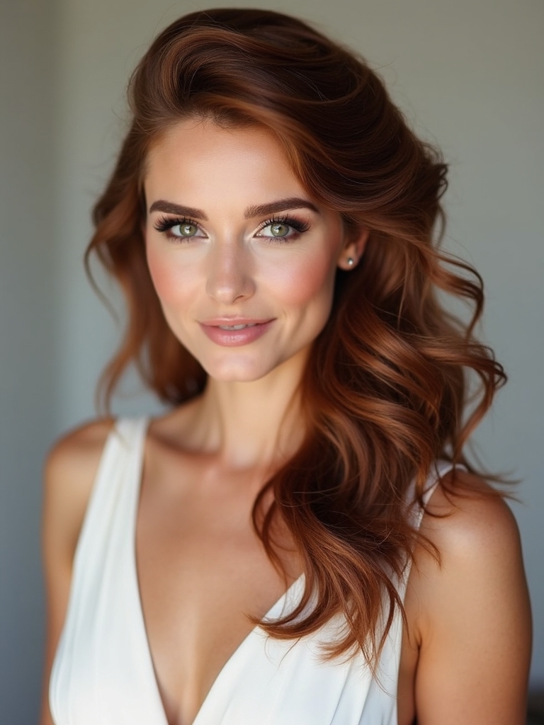 asymmetric bridesmaid hairstyles showcased