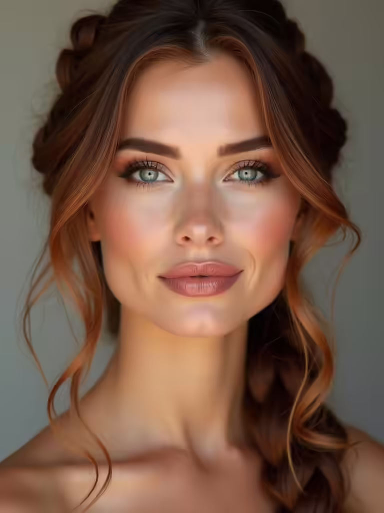 autumn bridal braid inspiration