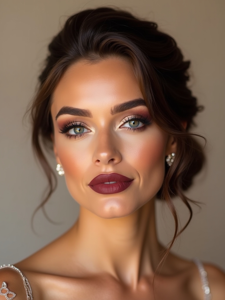 autumn inspired wedding makeup styles
