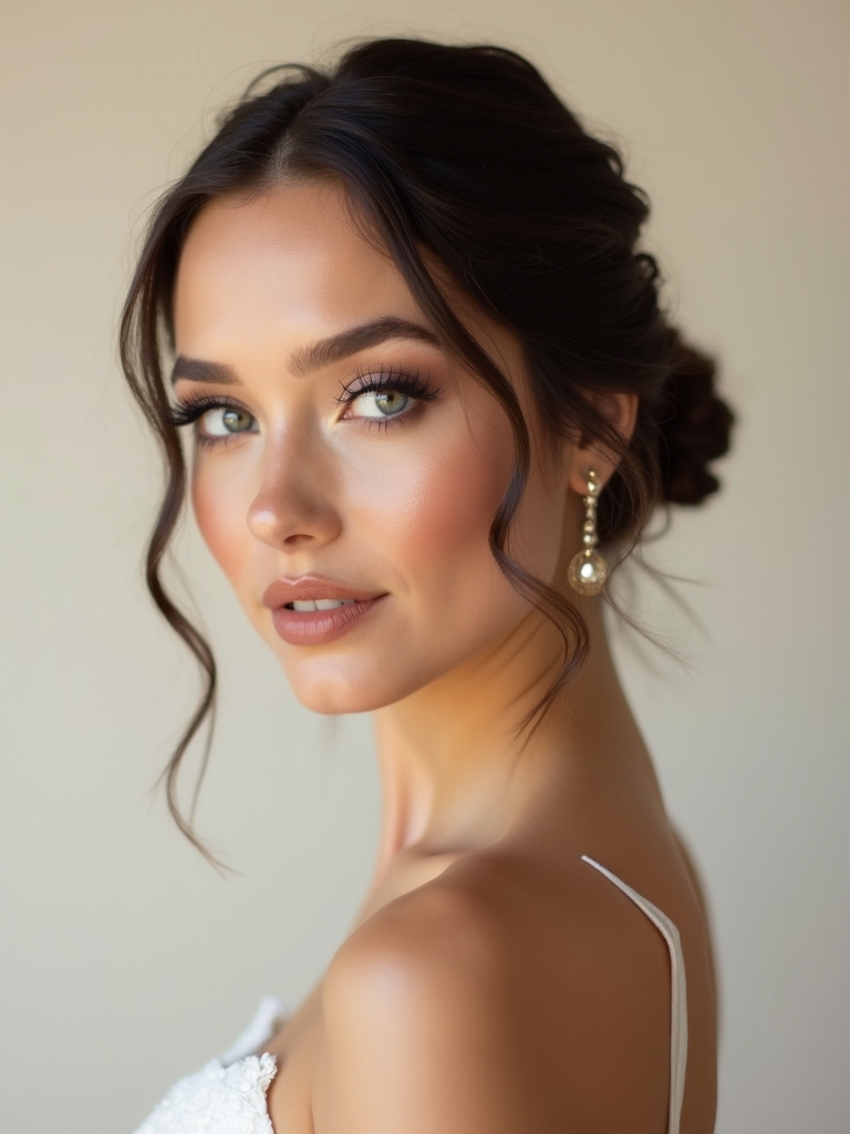 balanced lashes for brides