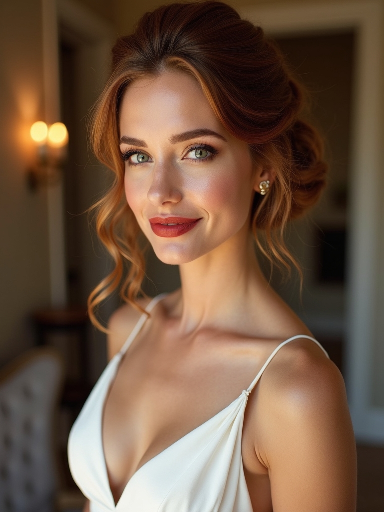 ballroom updos enhance necklines