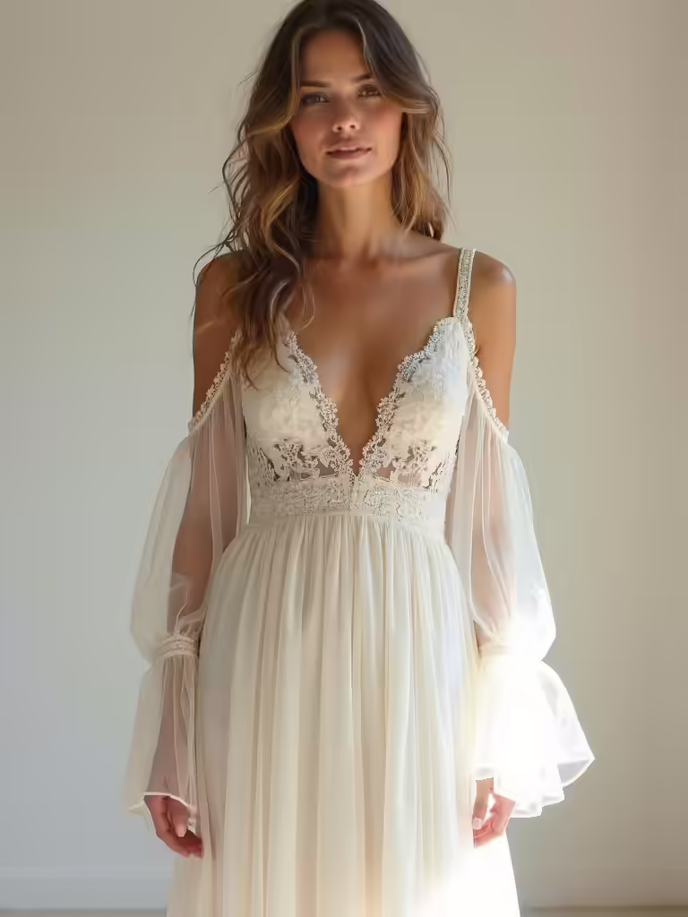 bohemian wedding dress inspiration