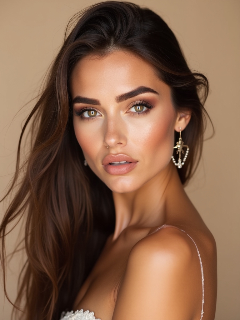 boho rustic wedding makeup