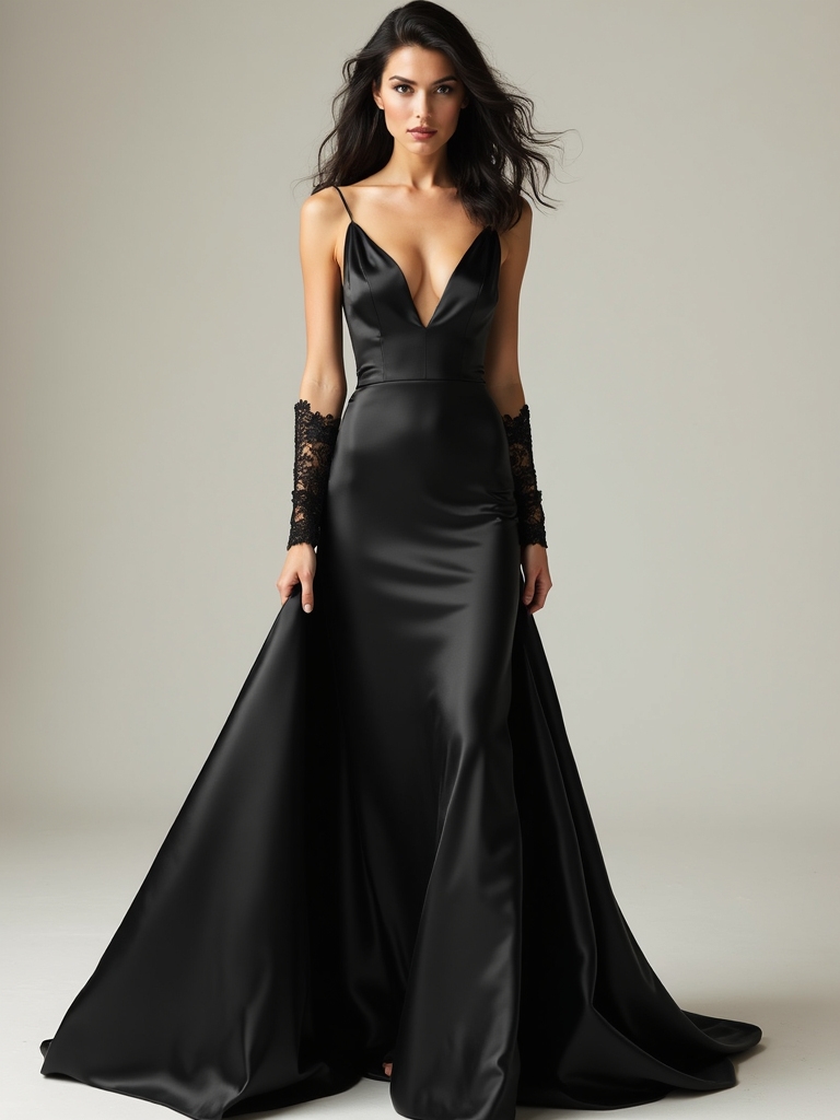 bold black wedding choices