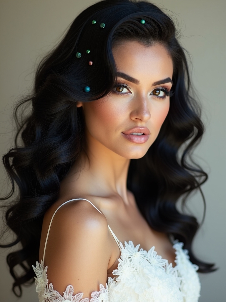 bold color hair accessories