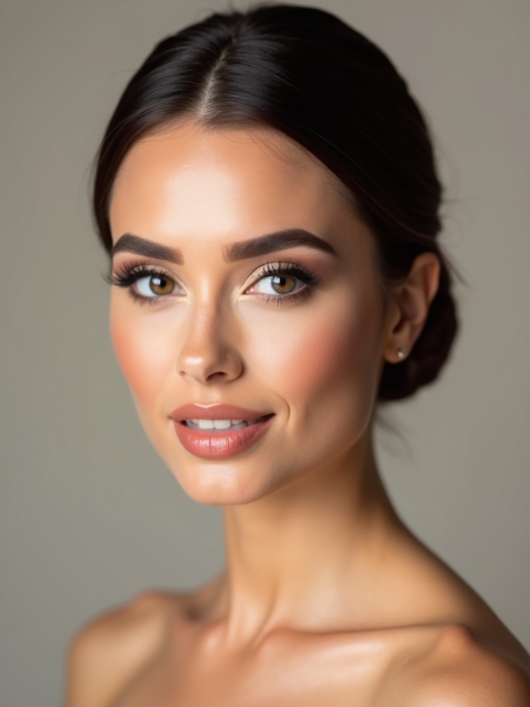 bold dramatic bridal makeup