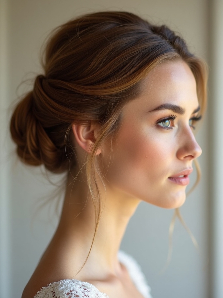 bold elegant high knot